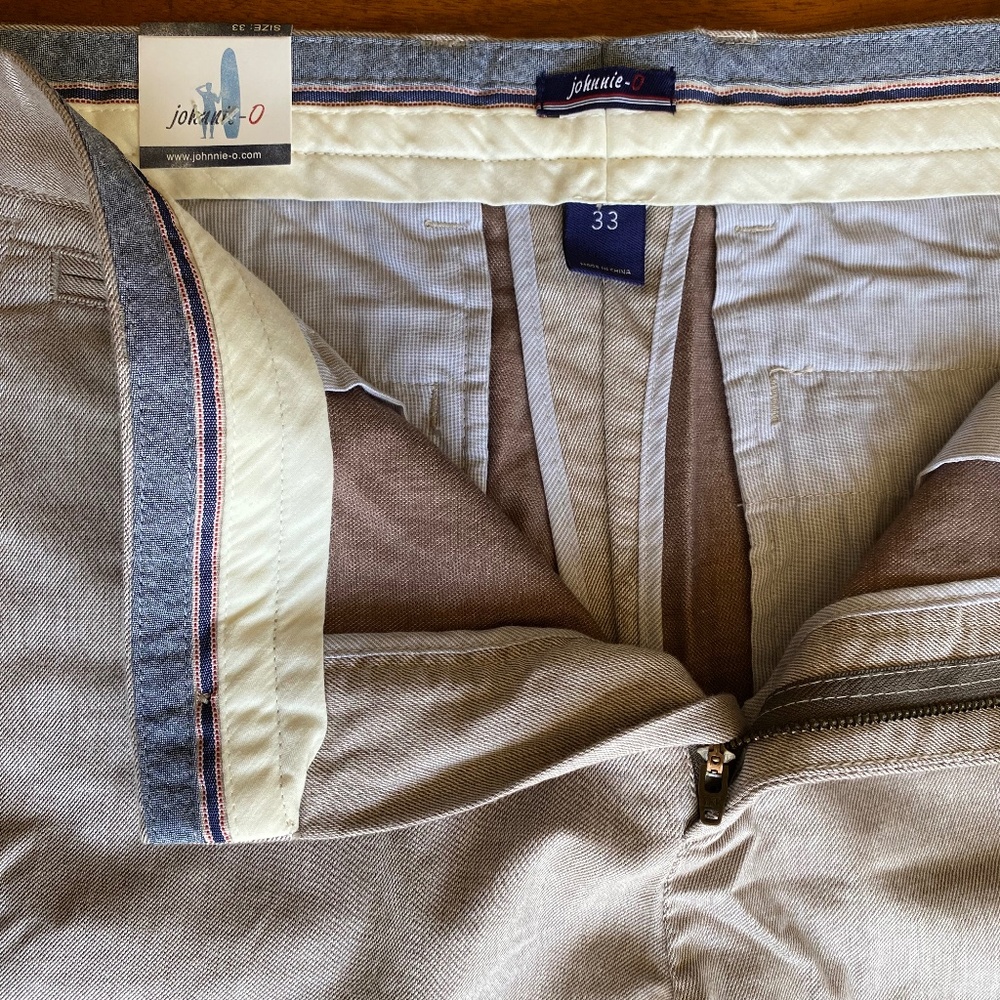 Johnnie-O shorts Slater stretch twill Havana men 33 - Picture 8 of 15